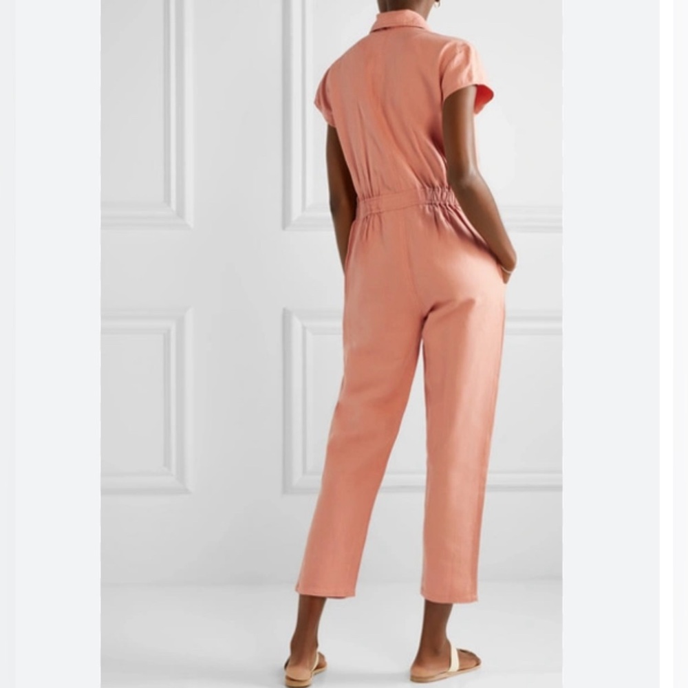 APIECE APART Peach Azore Jumpsuit - Picture 3 of 8